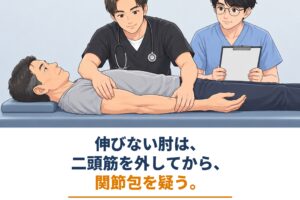 深掘りセラピストマガジンVol.17｜肘の可動域制限、その抵抗をどう解釈するか。組織の所見を、治療選択と再評価につなぐ
