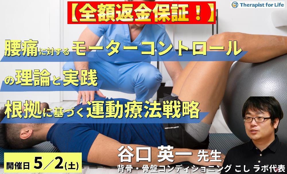 腰痛に対するモーターコントロール（運動制御）アプローチの理論と実践～根拠に基づいた運動療法の組み立て方～